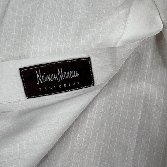 Turnbull & Asser Mens White Cotton London Preppy Button Up Dress Shirt 16.5/42 - Picture 7 of 11
